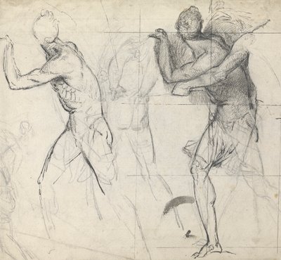 アクションの古典的な人物のスケッチ 作： Thomas Stothard