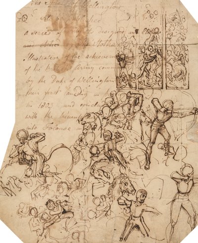 ウェリントンシールドの研究 作： Thomas Stothard