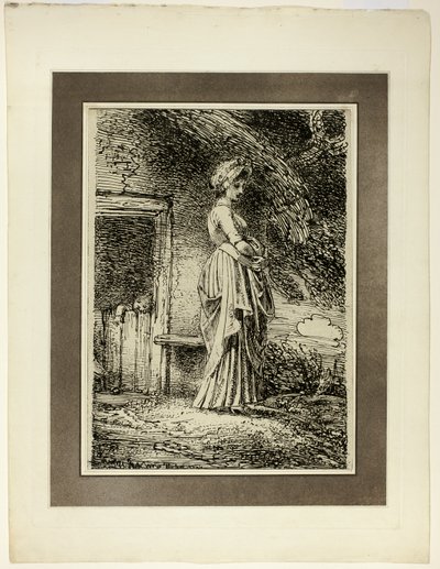 The Lost Apple、『Specimens of Polyautography』創刊号より 作： Thomas Stothard