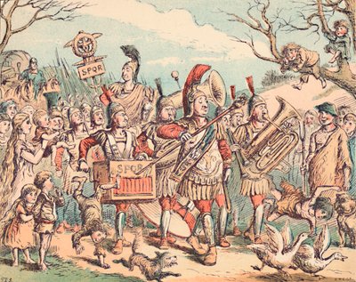 イギリスのローマ人、c1884 作： Thomas Strong Seccombe