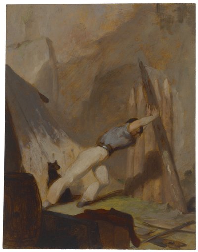 避難所の建設、1856年 作： Thomas Sully