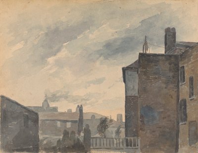 Cena da cidade com edifícios 作： Thomas Sully