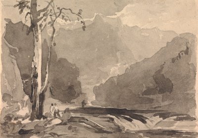 Kalastajat vuoristovirralla 作： Thomas Sully