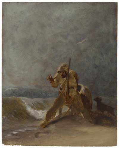 砂の足の印象、1856年 作： Thomas Sully