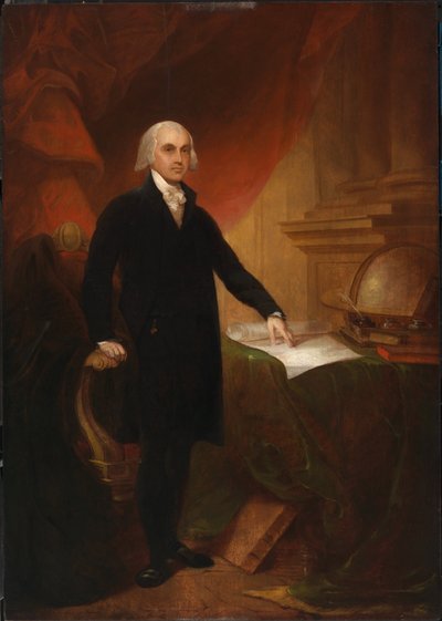 ジェームズ・マディソン、1809年。 作： Thomas Sully