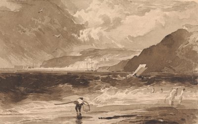 ライムレジス、ドーセットシャー、スコール 作： Thomas Sully