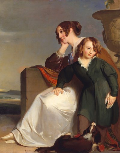 母と息子 作： Thomas Sully