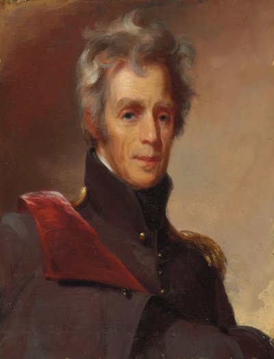 アンドリュー・ジャクソンの肖像 作： Thomas Sully