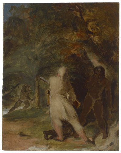 金曜日の命を救う、1856年 作： Thomas Sully