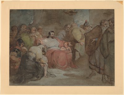 小さな子供たちに苦しむ 作： Thomas Sully