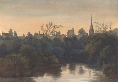 Kaupunkikuva joella 作： Thomas Sully