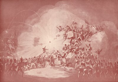 シウダーロドリゴの襲撃、1813年1月19日、1813年1909年 作： Thomas Sutherland