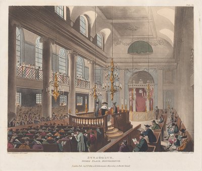 シナゴーグ、1809 年 9 月 1 日、1809 年 9 月 1 日。 作： Thomas Sutherland