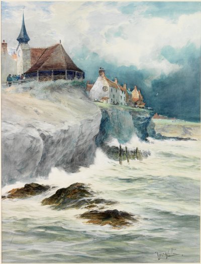 Cullercoats（紙に鉛筆、トイレ、ボディカラー） 作： Thomas Swift Hutton