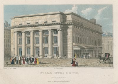 イタリアンオペラハウス、サウスフロント、ロンドン 作： Thomas Talbot Bury