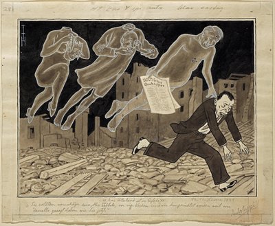祖国が危うい 作： Thomas Theodor Heine