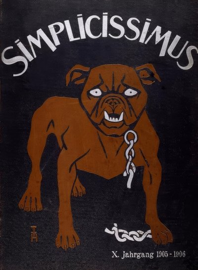 これは犬の牛です 作： Thomas Theodor Heine