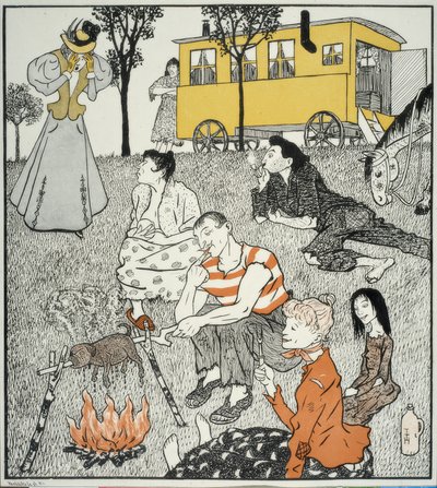 またね。 -ああPuzzi、私はあなたを再び見つけなければなりません！ 作： Thomas Theodor Heine