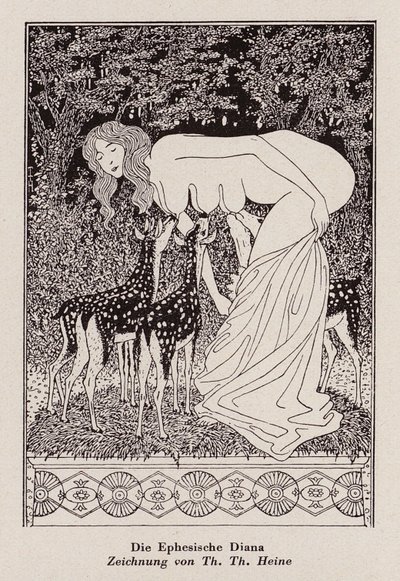 Ephesian Diana (litho) 作： Thomas Theodor Heine