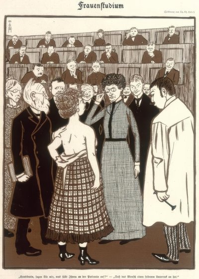 女性の研究 作： Thomas Theodor Heine