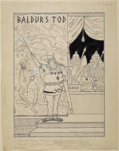 オーバーアマガウの競争。 シンプリシムス XXXV/8 作： Thomas Theodor Heine