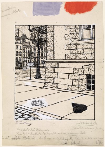 街頭デモの後。 シンプリシムス XIV/52 作： Thomas Theodor Heine