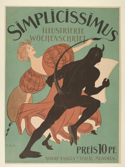 シンプリシムス、週刊イラスト 作： Thomas Theodor Heine