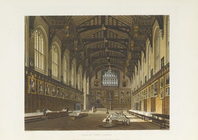 キリスト教会ホール、1814年 作： Thomas Tomkins
