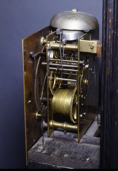 チャールズ2世のローマ時代の印象的な月間ロングケースクロックの詳細、1675年 作： Thomas Tompion
