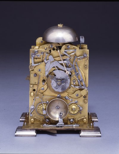 ミニチュア印象的なブラケット時計、no.222、c.1695 作： Thomas Tompion