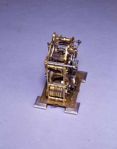 ミニチュア印象的なブラケット時計、いいえ。 222、c.1695（金属）（834228-31も参照） 作： Thomas Tompion
