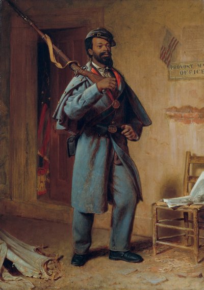 ちょっとした戦争の歴史：新兵、1866年。 作： Thomas Waterman Wood