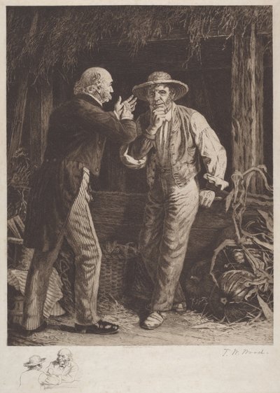 選挙前日 作： Thomas Waterman Wood
