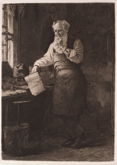 熟考する 作： Thomas Waterman Wood
