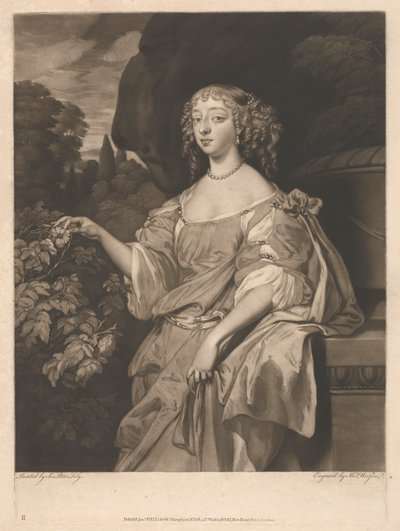 女性の肖像 作： Thomas Watson