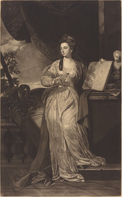 レディ・ブロートン 作： Thomas Watson after Sir Joshua Reynolds