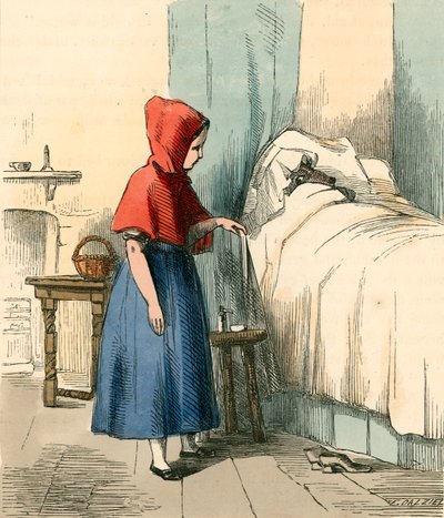 彼女の祖母のベッドサイドで 作： Thomas Webster