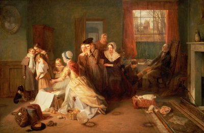 通学、1842 作： Thomas Webster