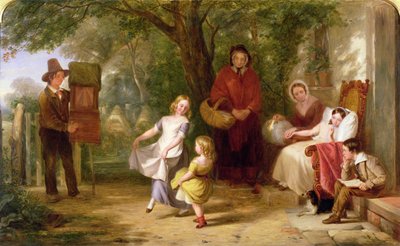 病気と健康、1843 作： Thomas Webster