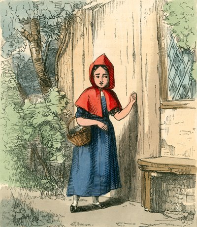 彼女の祖母のドアを叩く 作： Thomas Webster