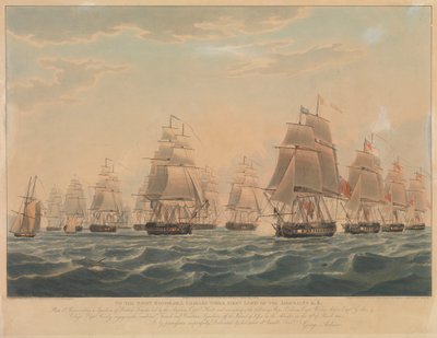 フランス・イタリア艦隊の敗北 作： Thomas Whitcombe