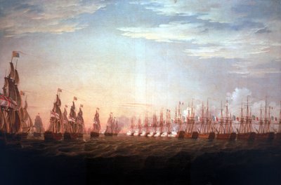 ナイル川の戦い 作： Thomas Whitcombe