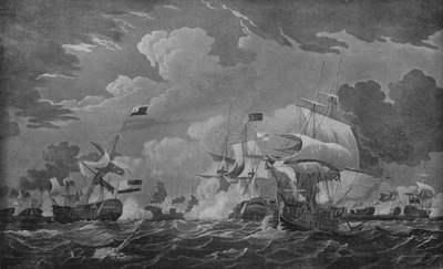 ダンカン提督の勝利、c1798 作： Thomas Whitcombe