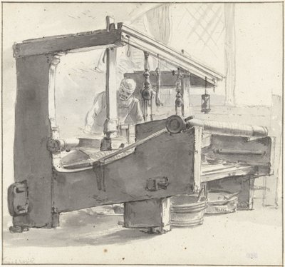 仕事中の織工 作： Thomas Wijck