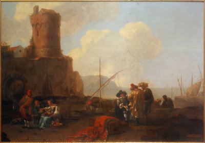 台無しにされたタワーの海の港 作： Thomas Wijck