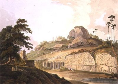 The Entrance of an Excaved Hindoo Temple at Mavalipuram, plate II from Part 3 of 