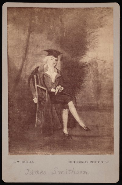 James Smithson 1765-1829、1786 の肖像画は 1870 年代に撮影されました。 作： Thomas William Smillie