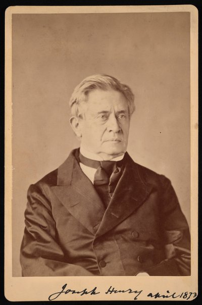 ジョセフ ヘンリー 1797 ～ 1878 年の肖像、1873 年 4 月。 作： Thomas William Smillie