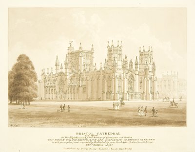ブリストル大聖堂の修復と完成のためのデザイン 作： Thomas Willson