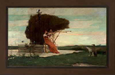 朝 作： Thomas Wilmer Dewing